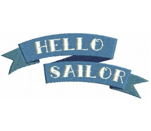 Stickdatei Hello Sailor